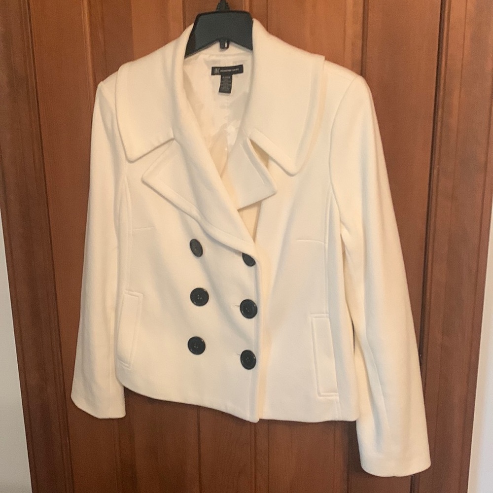 INC MACYS JACKET IVORY XL